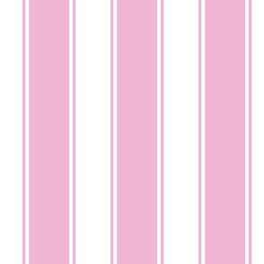Pink 1a Large French  Awning Stripe 
