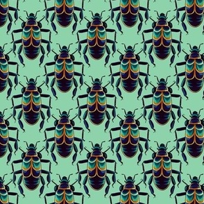 Scarab Beetle Modern Jade