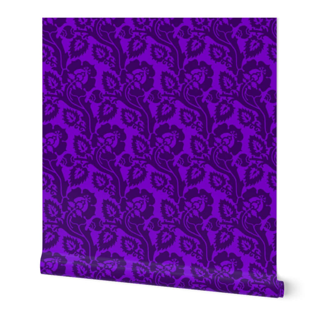 Renaissance floral - purple