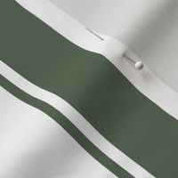 Peale Green Large French  Awning Stripe 