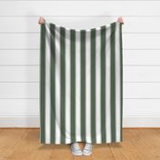 Peale Green Large French  Awning Stripe 