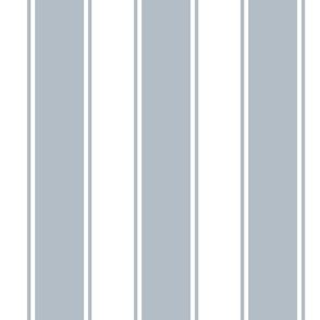 Quiet Blue Large French  Awning Stripe 