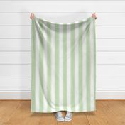 Soft Green Large French Awning Stripe 