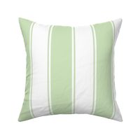 Soft Green Large French Awning Stripe 