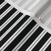 micro luca stripes: black