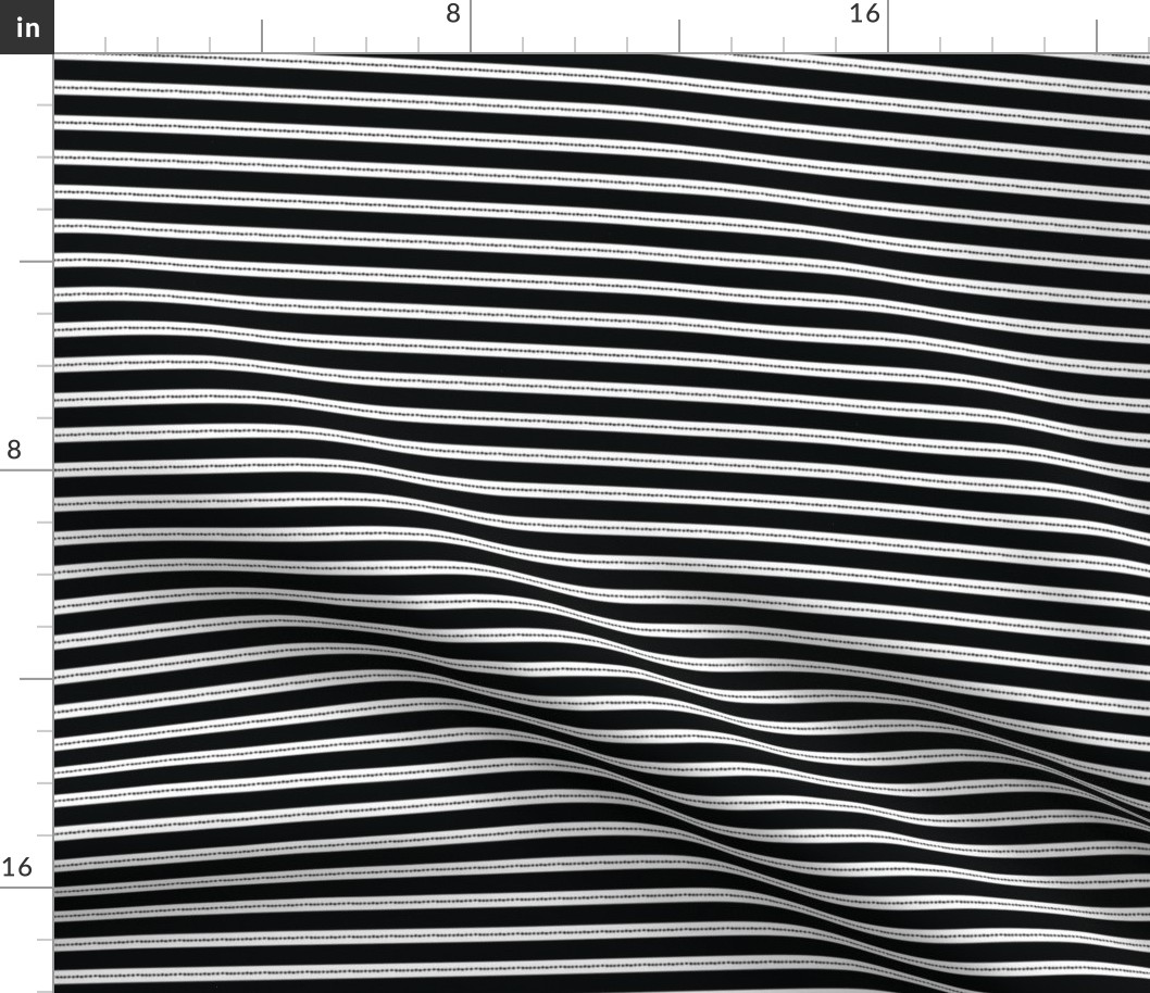 micro luca stripes: black
