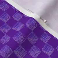 checkerboard in grape