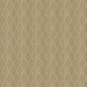 Spotted  Triangle -gold on gray with texture (small scale)