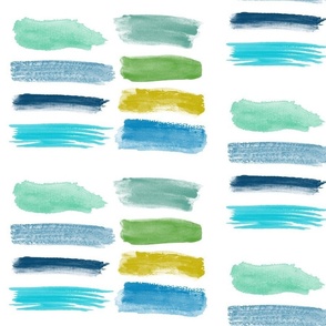 Blue Paint Brushes