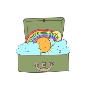 Rainbow Sunny Travel Bag