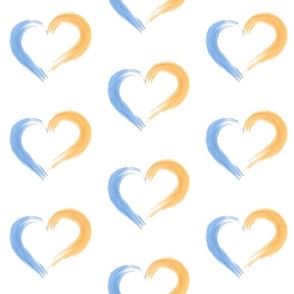 Blue Yellow Hearts
