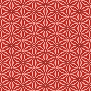 Starflower Geo retrochristmas2022 spdcolorcollab poppy red small 