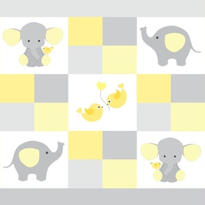 Yellow Safari Elephant Neutral Baby