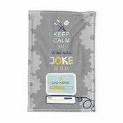 Dad Joke about Dad Joke - Grey Wall Hanging