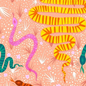 Desert Snakes Pattern (large)