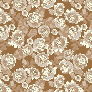 Vintage Bouquet-Medium-Sepia