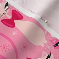 MEDIUM-Retro Kitty Kitschmas Christmas-Pink