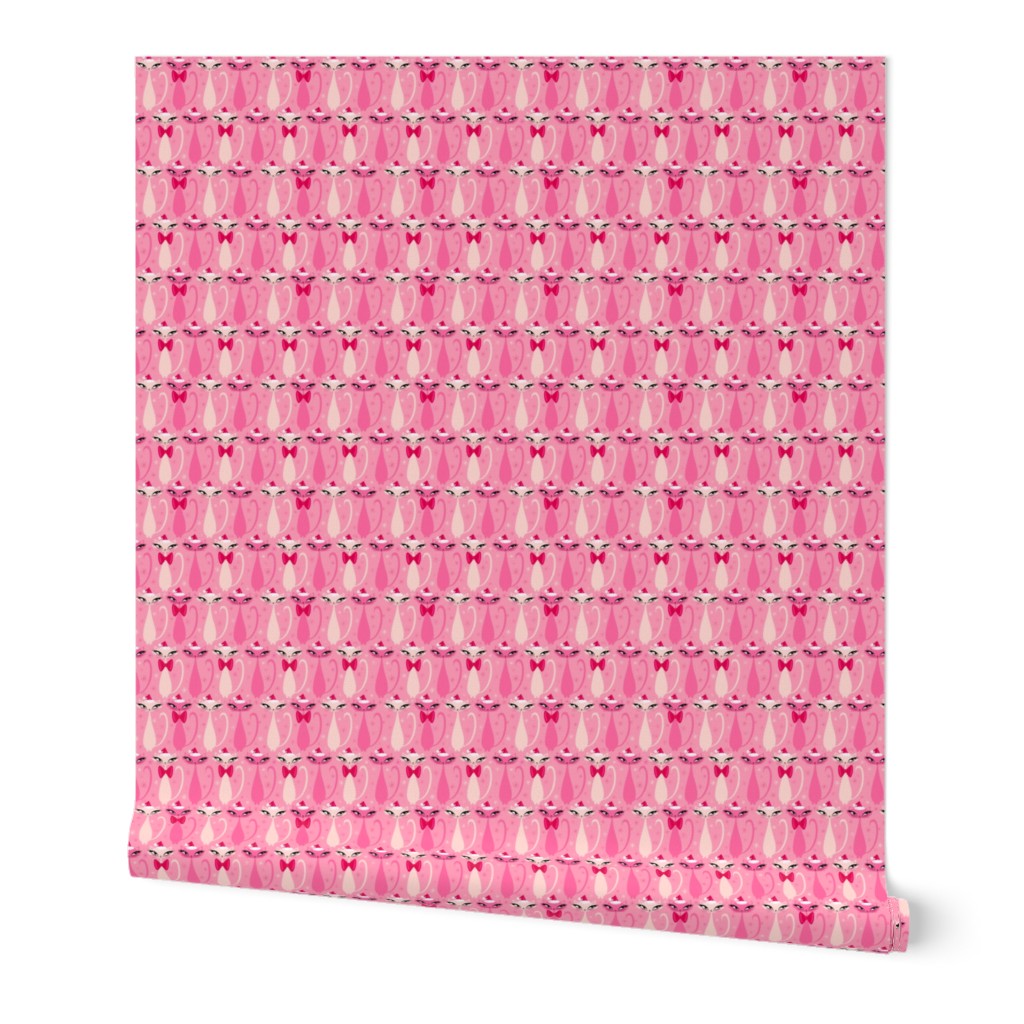 Tiny-Retro Kitty Kitschmas Christmas-Pink