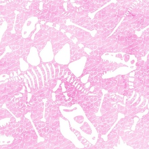 Dino bone dig pastel pink