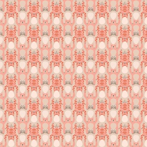 animal tesselation repeat apricot monochrome animals 5 inch (6inch wallpaper)