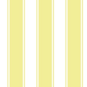 Butter Yellow Large French Awning Stripe  copy