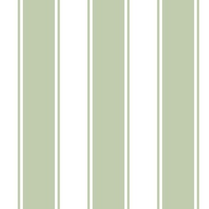 Kittery Point Green Large French Awning Stripe  copy 2
