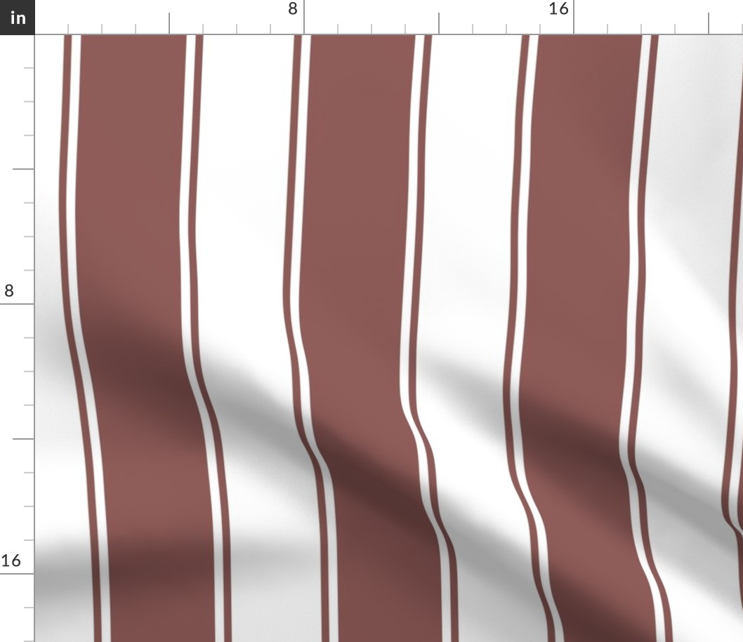 Garrison Red Large French Awning Stripe  copy