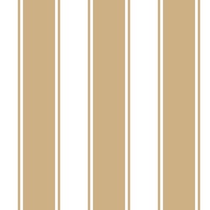 Wilmington Tan Large French Awning Stripe  copy 2