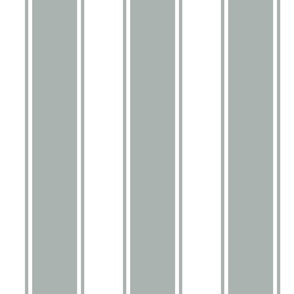 Boothbay Gray Large French Awning Stripe  copy 2