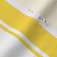 Bold Yellow Large French Awning Stripe  copy 2