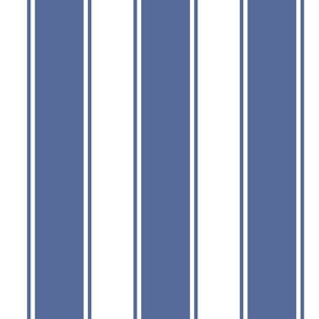 Periwinkle Blue Large French Awning Stripe  copy 4