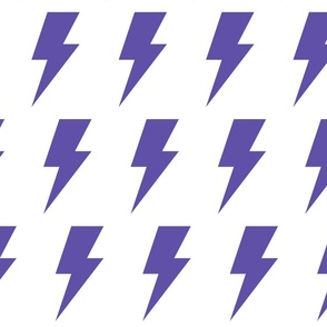 lightning bolts purple fizz - kids jumbo brights - perfect for wallpaper curtains bedding
