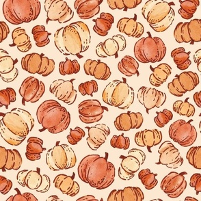 Pumpkins-Watercolor-Light-Small