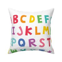 jumpin' jack alphabet letters FQ uppercase color on white