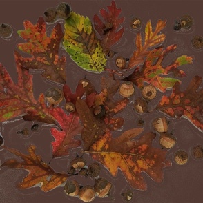 Fall Leaves - Brown