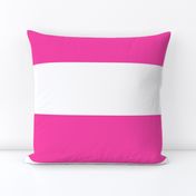 blazing pink 6 inch horizontal - kids jumbo brights - perfect for wallpaper curtains bedding