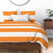 soda pop orange 6 inch horizontal - kids jumbo brights - perfect for wallpaper curtains bedding