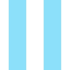 cloud blue 3 inch vertical stripes - kids jumbo brights - perfect for wallpaper curtains bedding