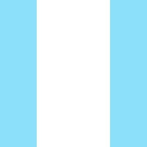 cloud blue 6 inch vertical stripes - kids jumbo brights - perfect for wallpaper curtains bedding