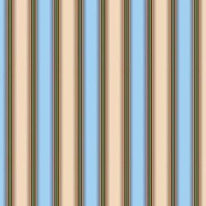 Barkitecture - Stripes with Puppy Blue