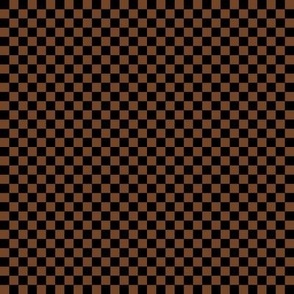 chocolate brown 744527 and black checkerboard 25 squares - checkers chess games
