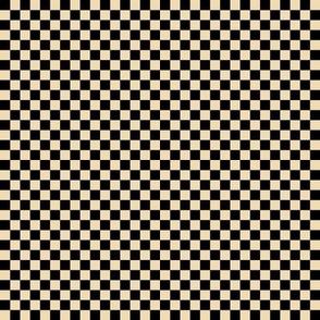 creamy banana f1dcb1 and black checkerboard 25 squares - checkers chess games