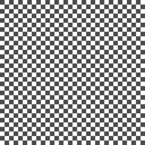 dark grey 4b4b4b and white checkerboard 25 squares - checkers chess games