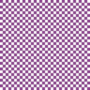 grape purple 8e3c90 and white checkerboard 25 squares - checkers chess games