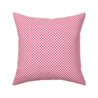 hot pink f9557c and white checkerboard 25 squares - checkers chess games