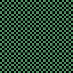 kelly green 4a9260 and black checkerboard 25 squares - checkers chess games