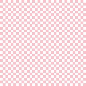 light pink ffc1ca and white checkerboard 25 squares - checkers chess games