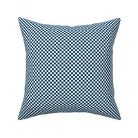 navy blue 023f67 and white checkerboard 25 squares - checkers chess games