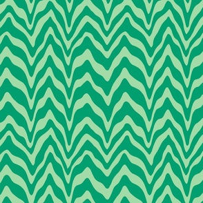 Wavy Lines Mint and Kelly Green (small)