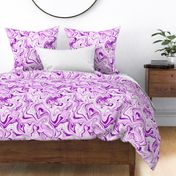 Purple  marble texture, modern  design for kids swimming apparel, girls summer violet,  abstract waves and lines 09